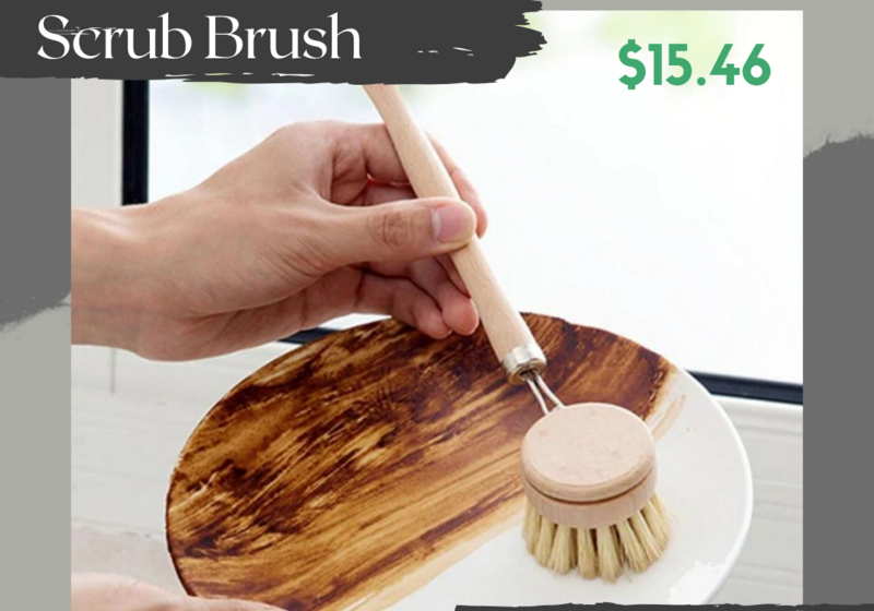 Natural Kitchen Scrub Brush