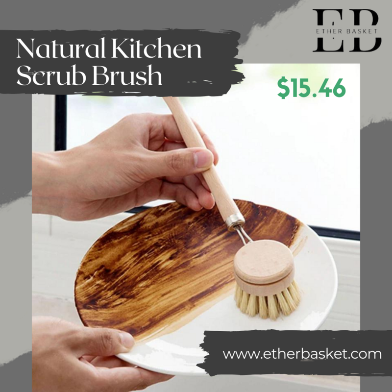 Is Natural Kitchen Scrub Brush Worth $15.46 To You? | EtherBasket