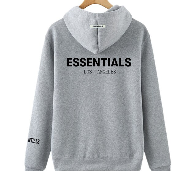 Essentials Los Angeles Hoodie-Grey