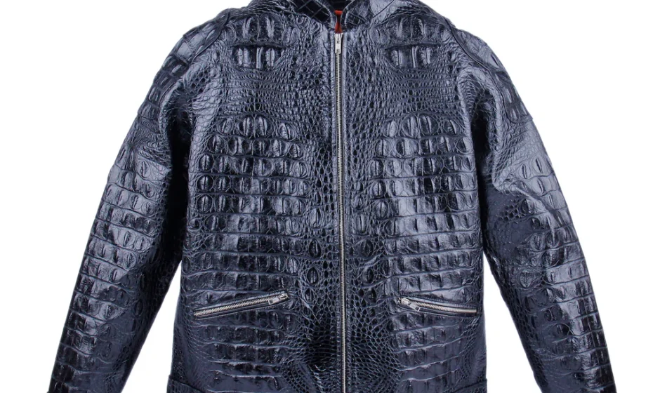 alligator leather jacket