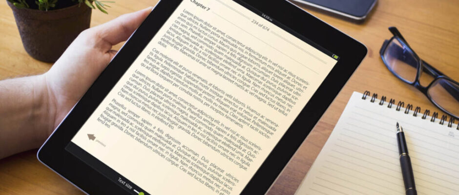 ebook in e reader