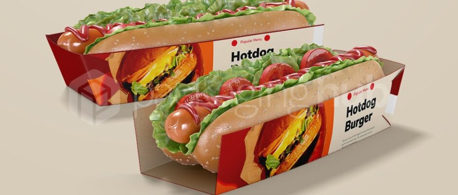 hot dog boxes