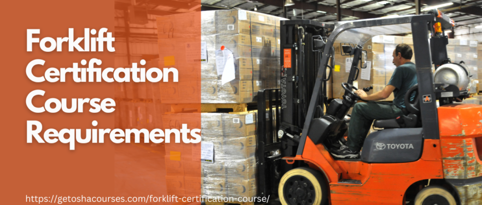 Forklift certification course