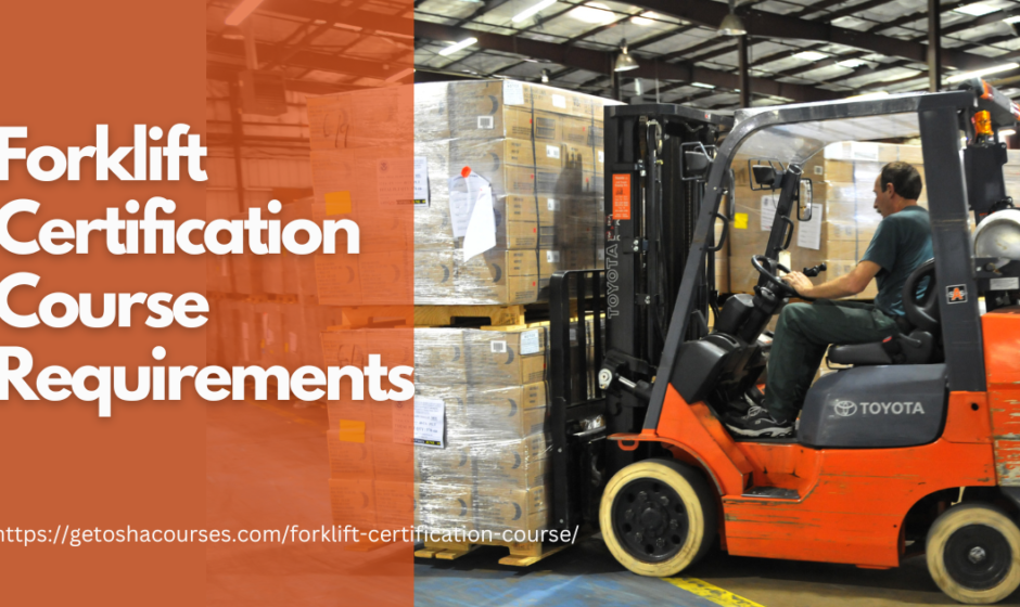 Forklift certification course