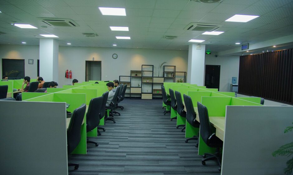 shared office desks