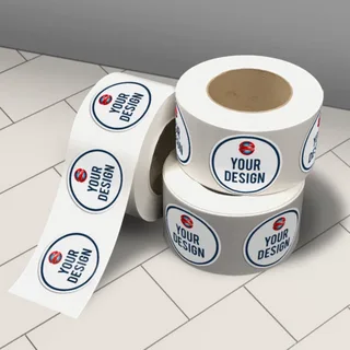 Custom Circle Roll Labels