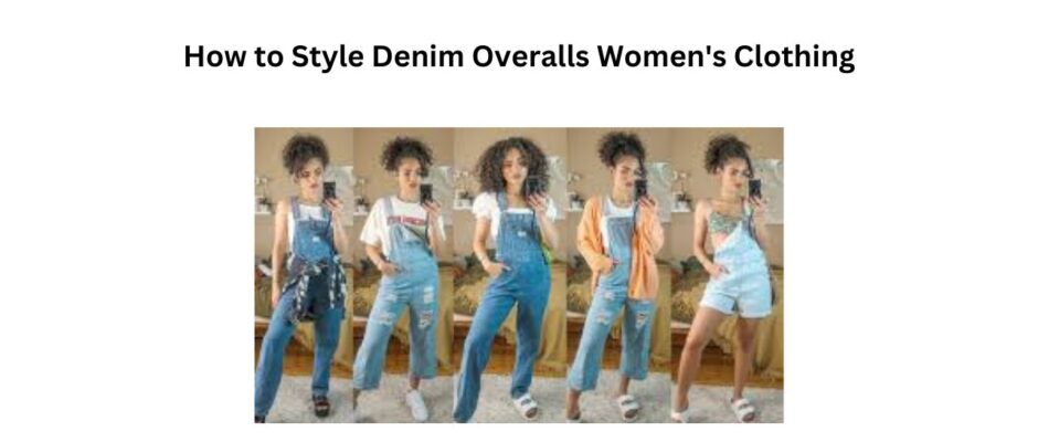 Denim Overalls Women's Clothing