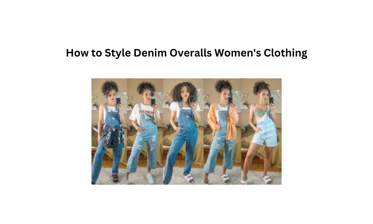 Denim Overalls Women's Clothing