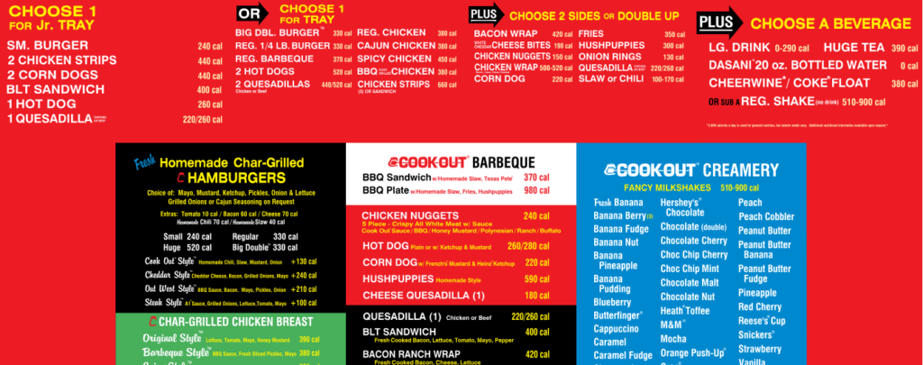 Cookout-Menu