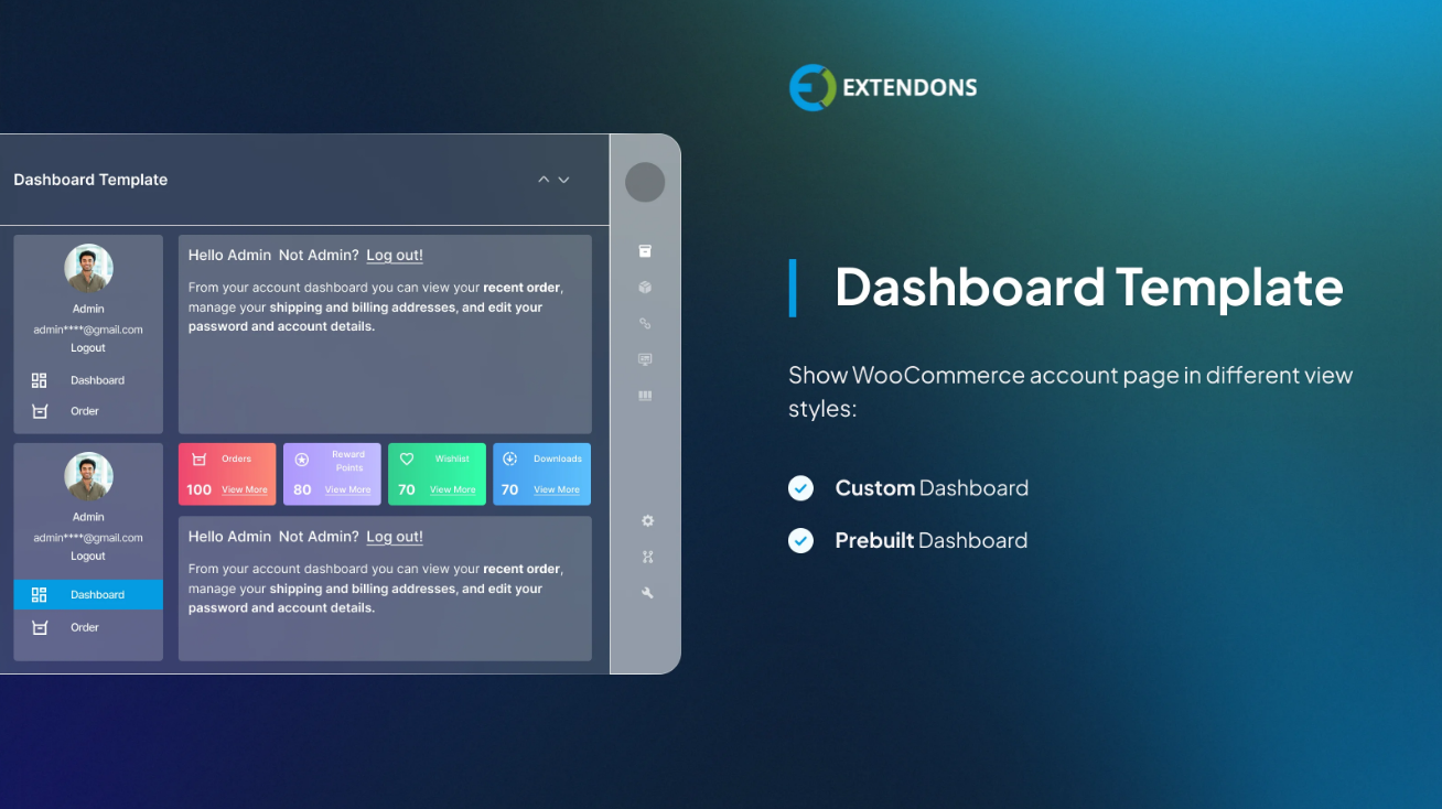 WooCommerce Dashboard Plugin